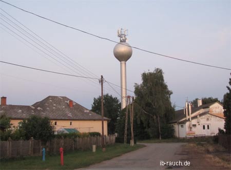 5G-Anlagen auf Wasserturm Nordungarn