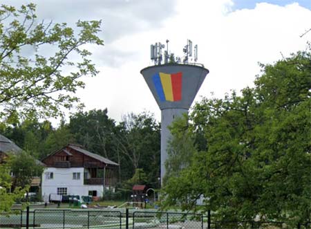 5G-Anlagen auf Wasserturm Nordungarn