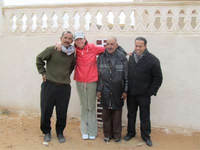Gespräche mit Tunesiern am Rand der Sahara