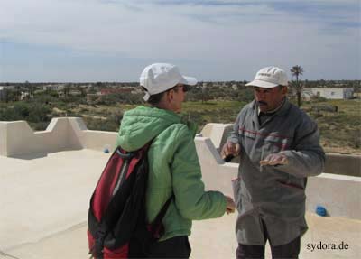 Im Gespräch mit einem tunesieschen Bauherrn